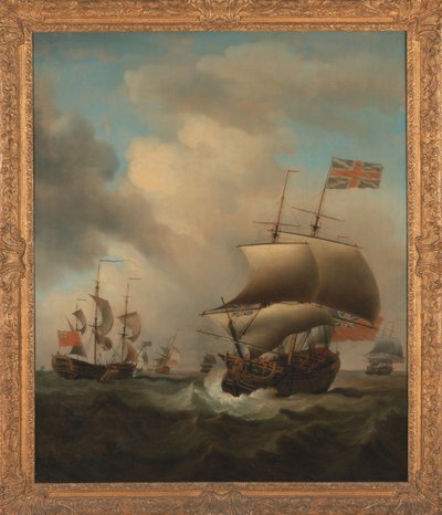 Shipping in a Choppy Sea by Samuel Scott